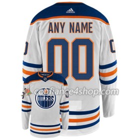 Adidas Maillot de Hockey Edmonton Oilers Personnaliser Blanc Authentic - Homme